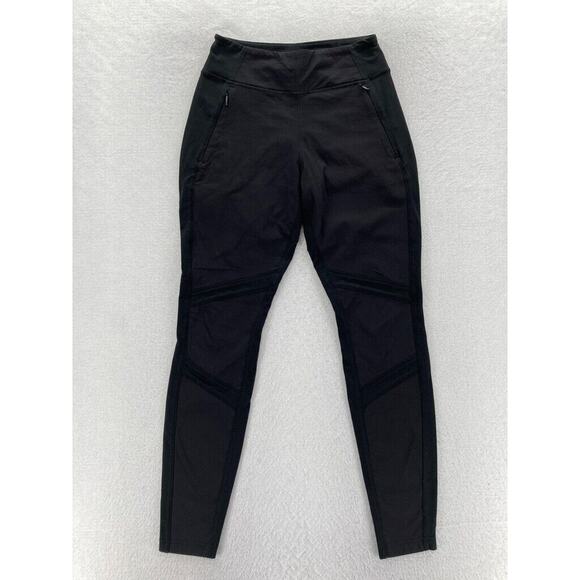 Athleta Pants - Athleta Highline Hybrid Summiter Pants Women's 2 Black Stretch Fabric Skinny Leg